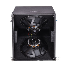 ZSOUND small enclosure and high SPL output dual 15inch bass for touring performance